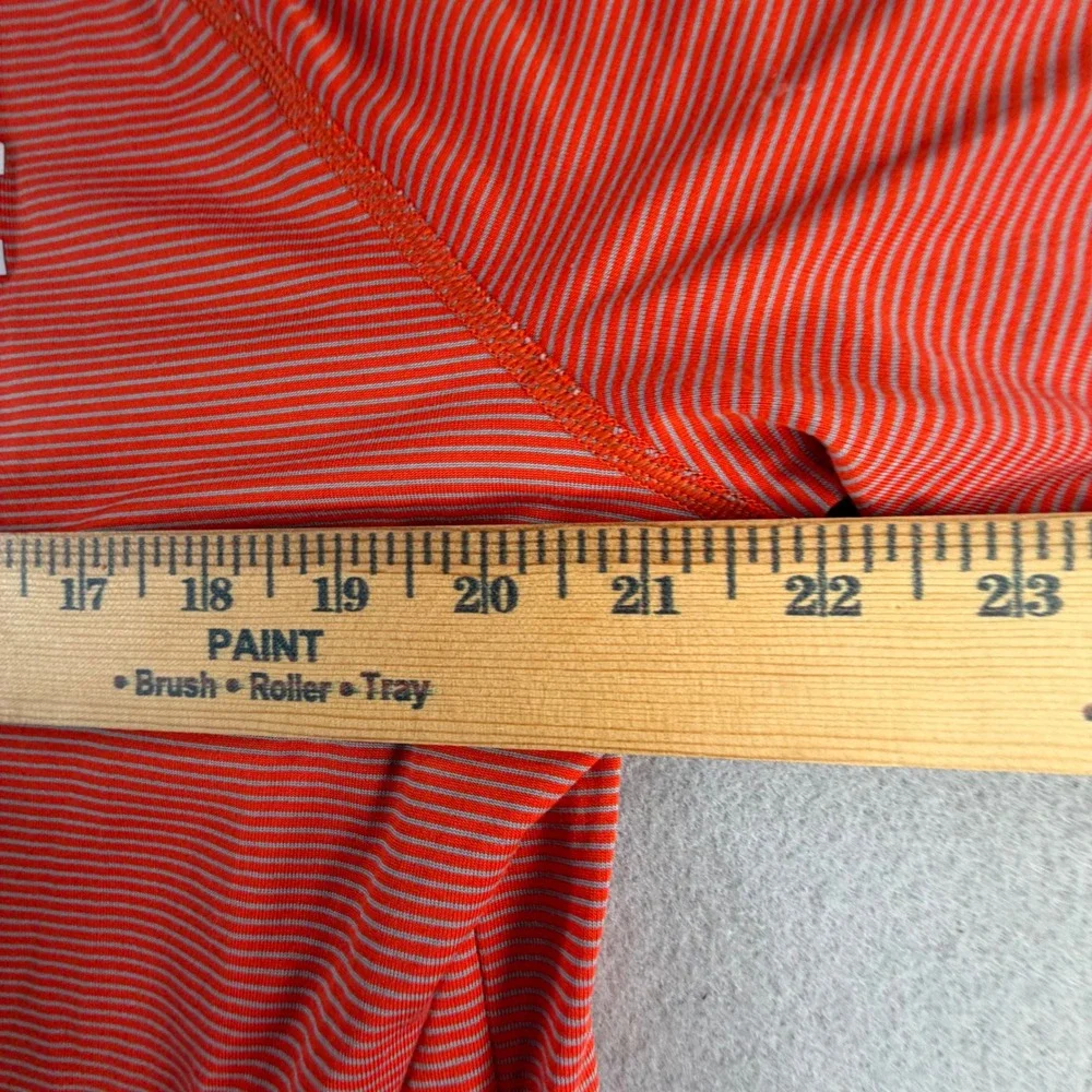 Under Armour Auburn Tigers Mens Large Orange Striped Quarter Zip Pullover Jacket